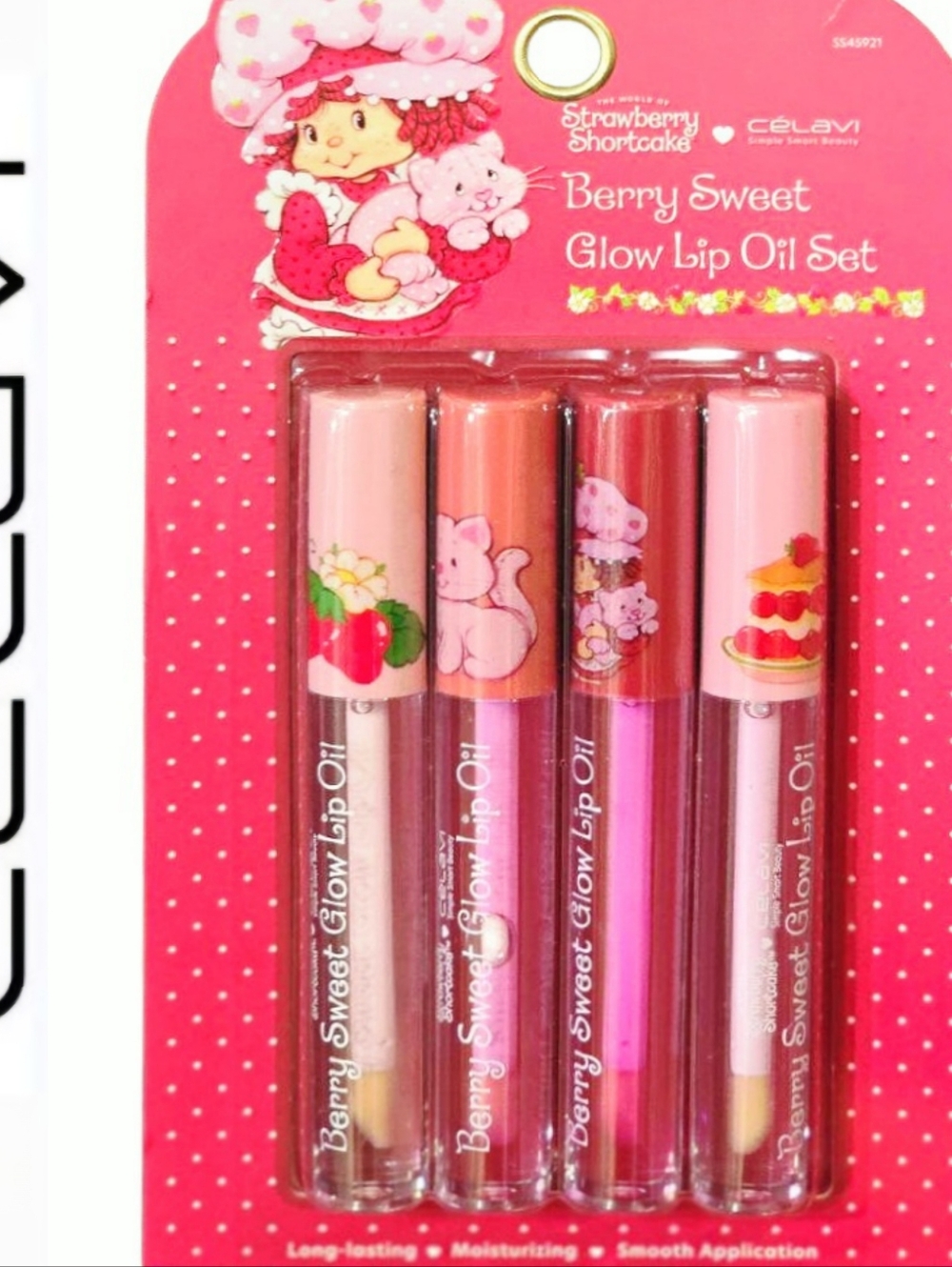 Celavi X Strawberry Shortcake Berry Sweet Glow Lip Oil Set